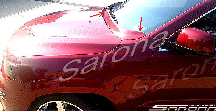 Custom Jeep Grand Cherokee  SUV/SAV/Crossover Wiper Cowl (2011 - 2019) - $399.00 (Part #JP-001-WC)